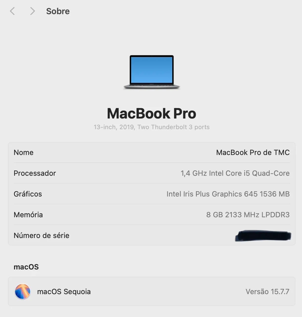 Macbook Pro 2019 i5 com Touch Bar - Foto 5
