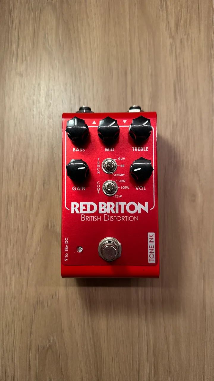 Pedal Tone Ink Red Britton
