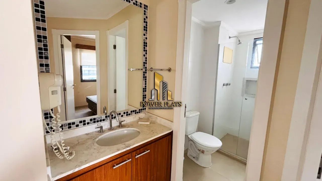 Flat mobiliado 66m² 2 dormitórios suíte varanda 1 vaga Long Stay World Class Vila Olímpia - Foto 11