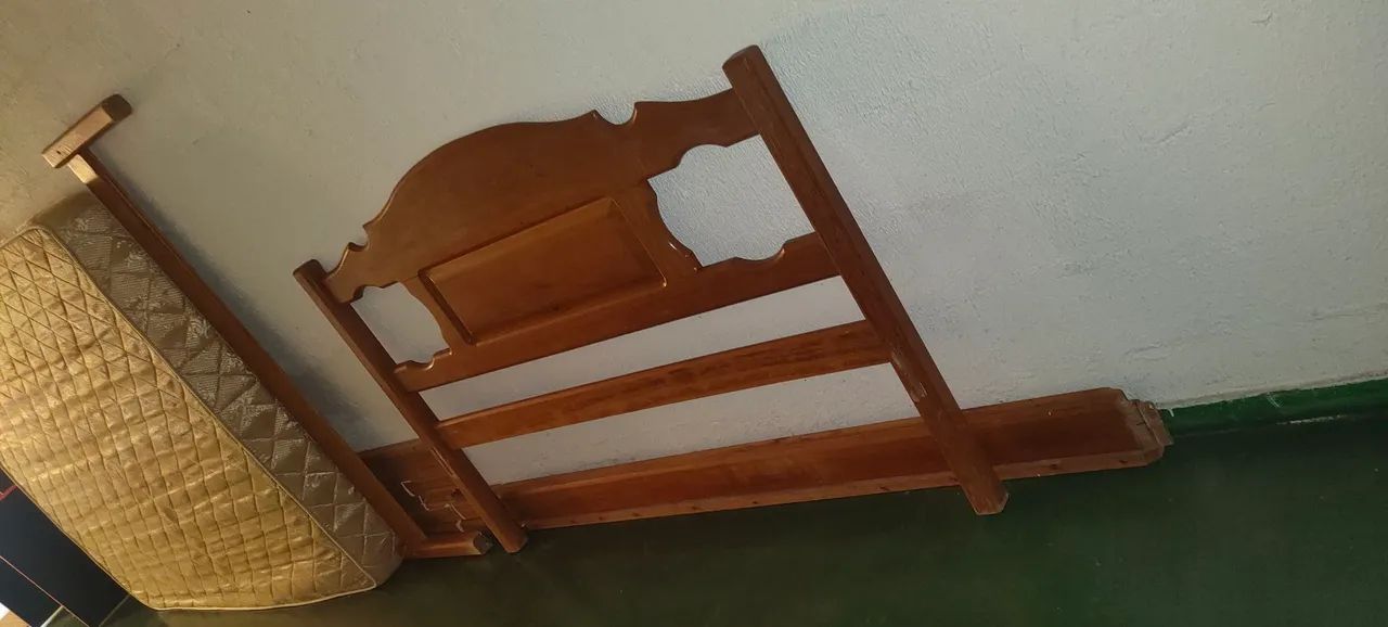 Cama de Queem de madeira Angelim - Foto 2