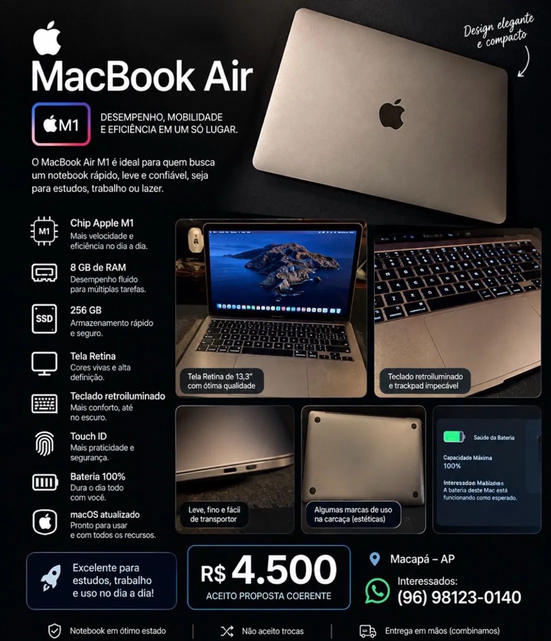 Vendo MacBook m1 - Foto 5