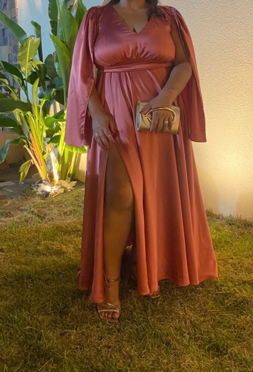 Vestido Plus para festa 