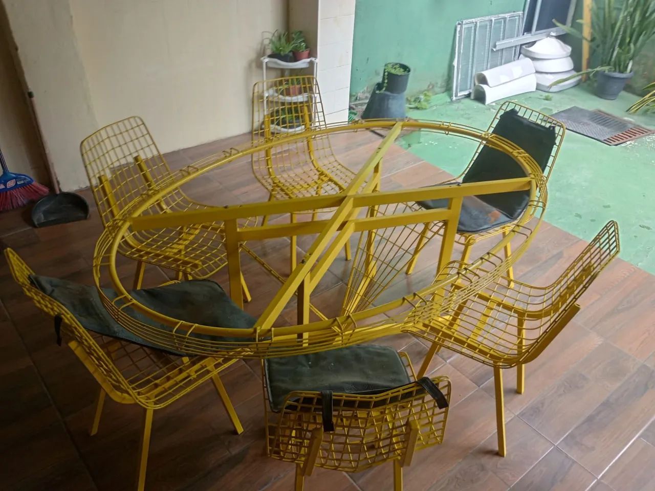 Mesa de vidro com cadeiras  - Foto 3