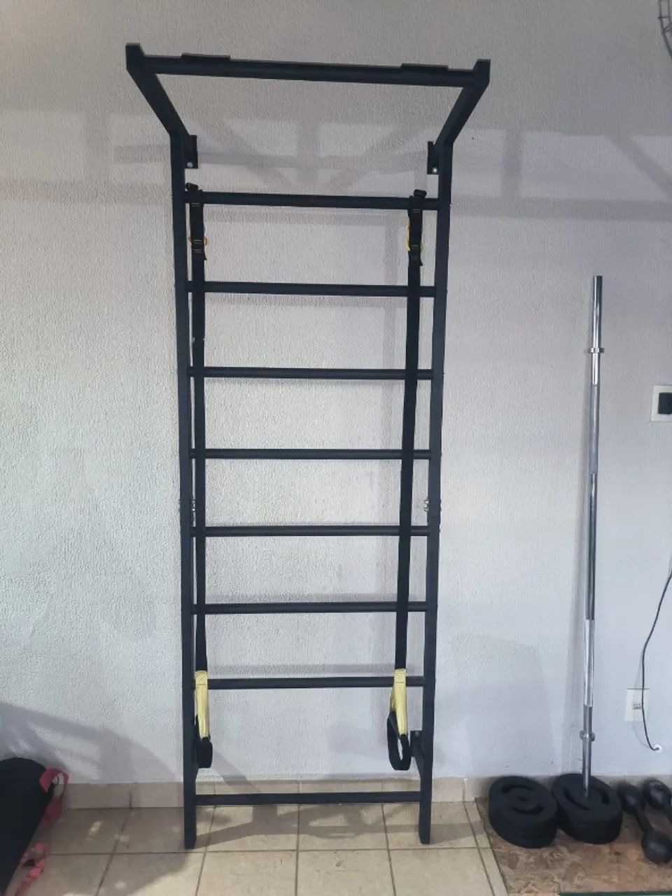Espaldar de Ferro com Barra Fixa Profissional 2,25m - Foto 4