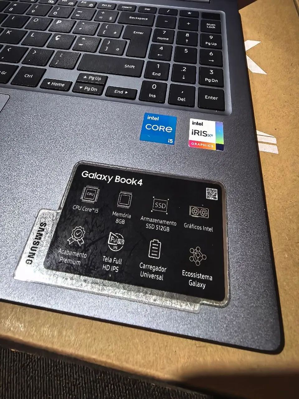 Notebook galaxy book 4 com core I5, 8gb de Ram e 512gb - Foto 2