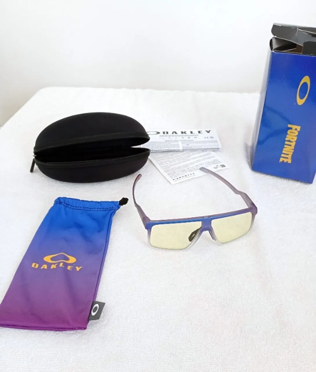 Óculos Oakley Helux Prizm Gaming Fortnite Luz Azul - Foto 3