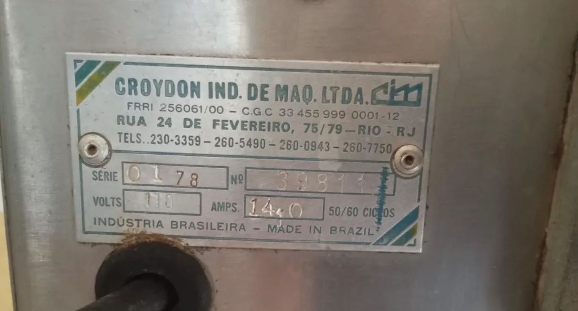 Chapa prensa croydon 35 x 35 cm 110 V - Foto 2