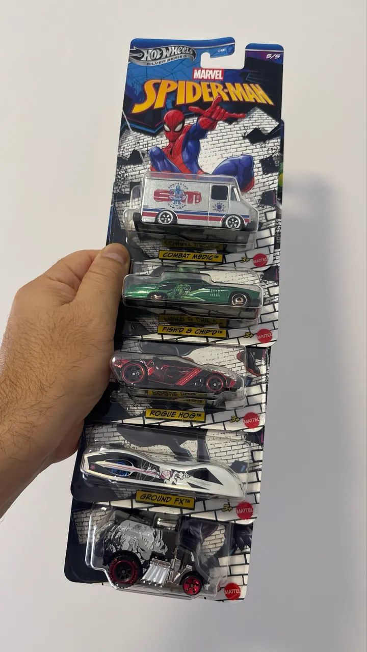 Hot Wheels Set Completo Homem Aranha 