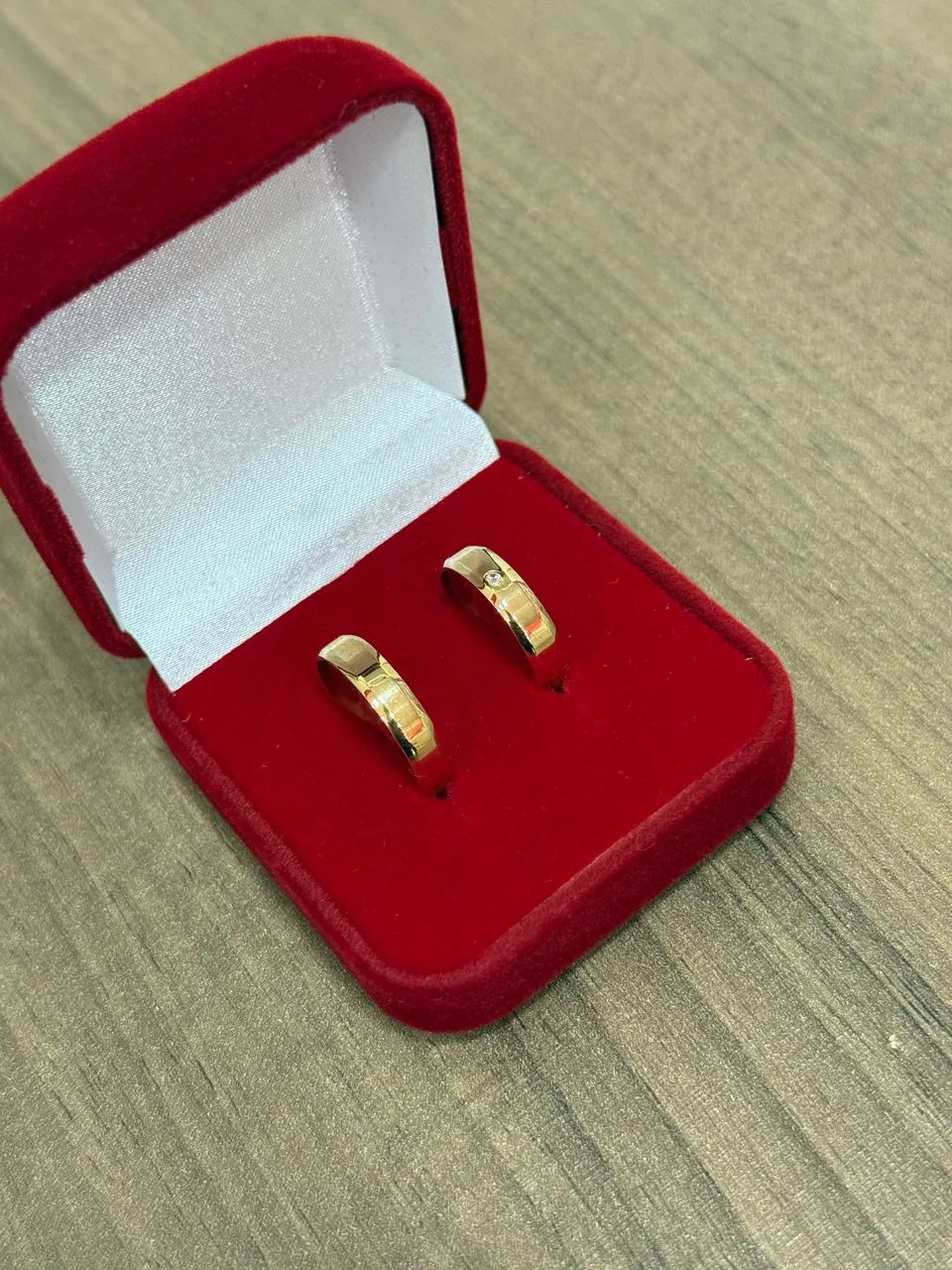 Par de Aliança em ouro 18K - Foto 2