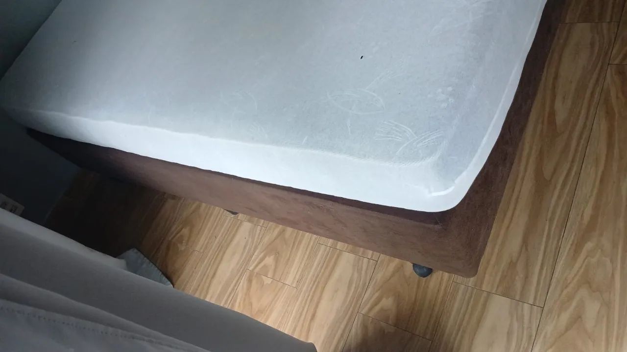 Cama Box Casal + Colchão - Bom estado  - Foto 3