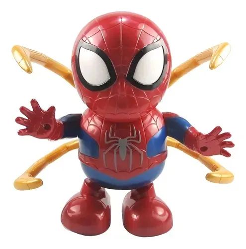 Boneco do Homem-Aranha que dança com luz e som
