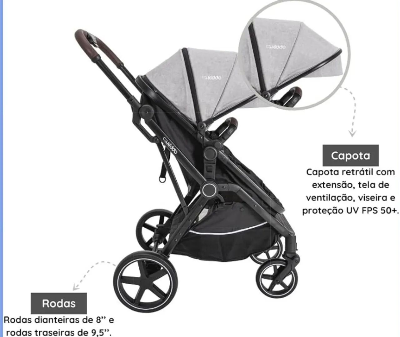 Carrinho para bebê Nomad - Foto 5