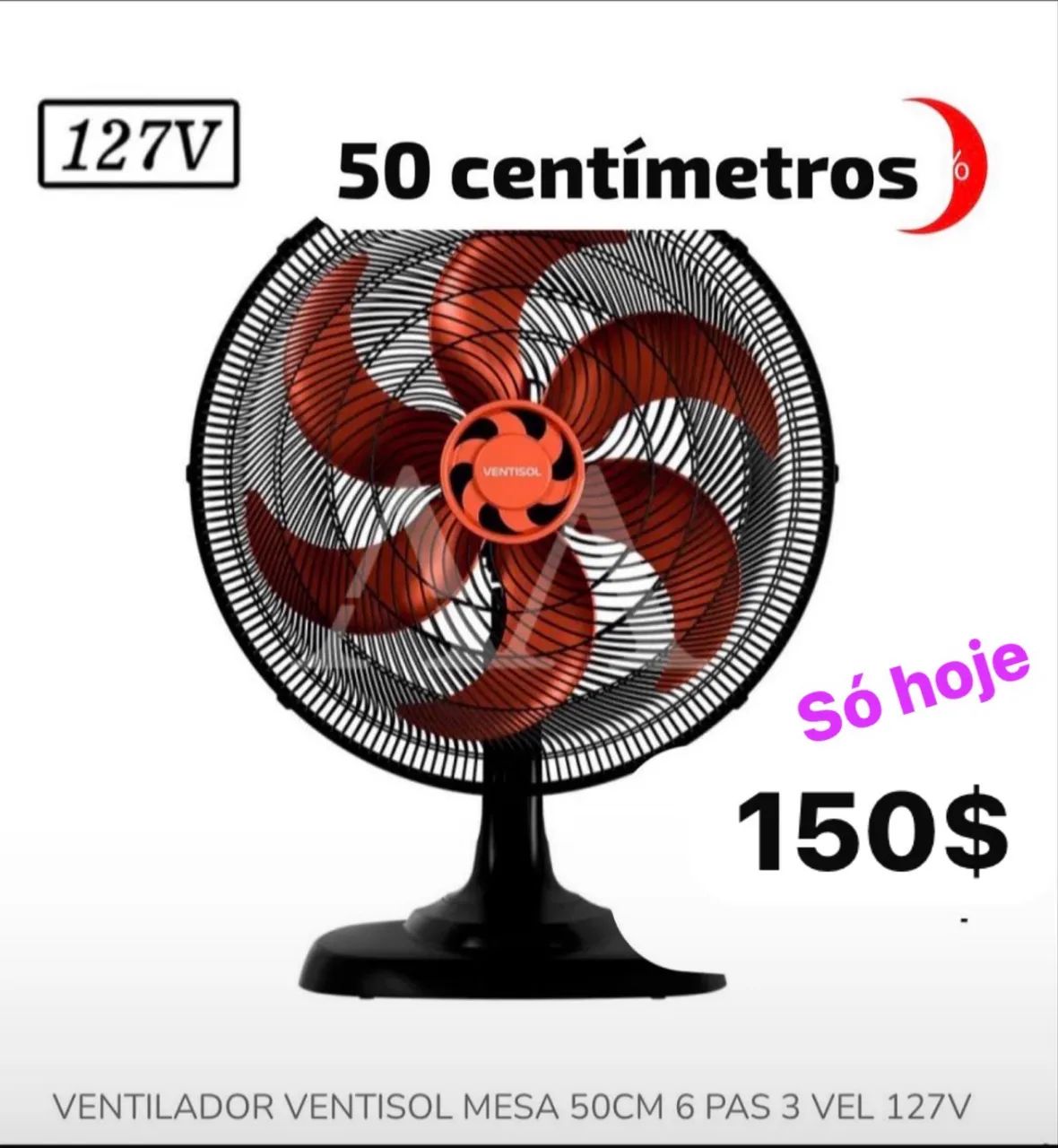 Ventilador na caixa aceitamos cartão  - Foto 2