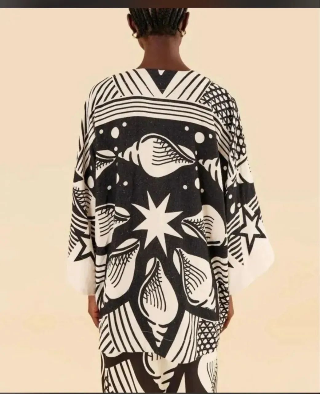 Kimono mar. De búzios da farm