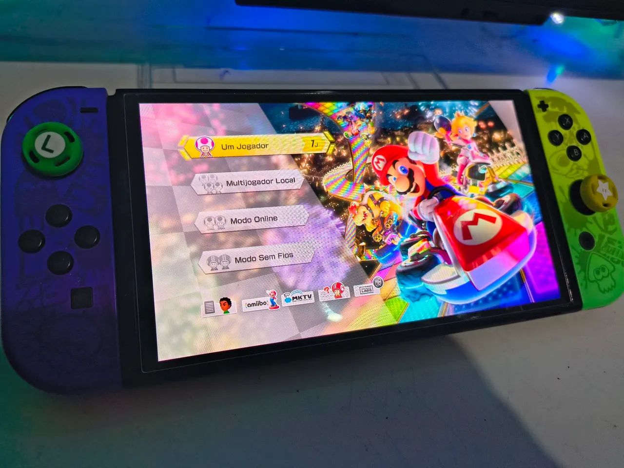 Nintendo Switch oled Splatoon - Foto 3