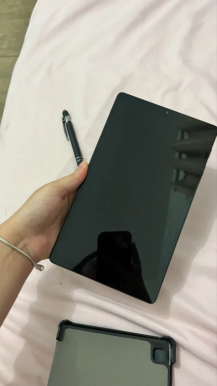Tablet Samsung A7 lite + caneta touch  - Foto 2