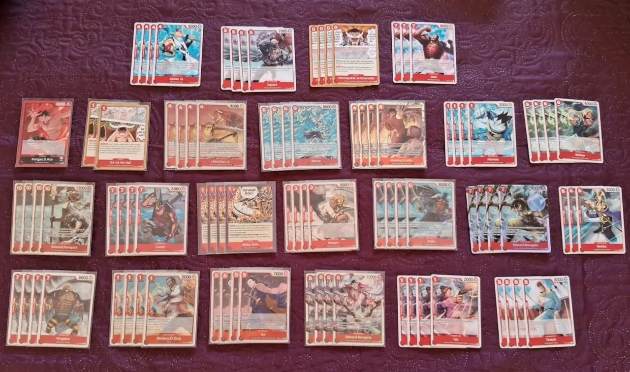 ONE PIECE TCG DECK ACE VERMELHO 