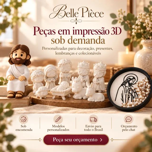 Impressão 3D Personalizada | Peças Sob Encomenda