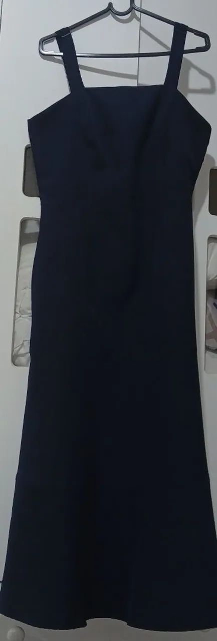 Vestido Social Azul Marinho  - Foto 2