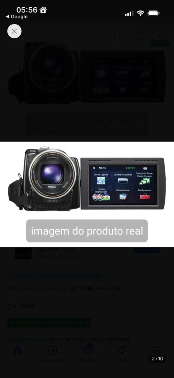 sony handycam dcr sr 21 zoom 67x - Foto 3