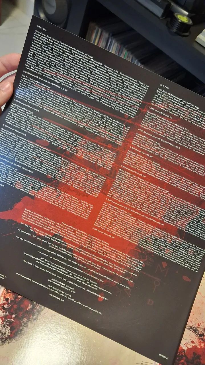 Vinil LP Slayer - World Painted Blood - Foto 4