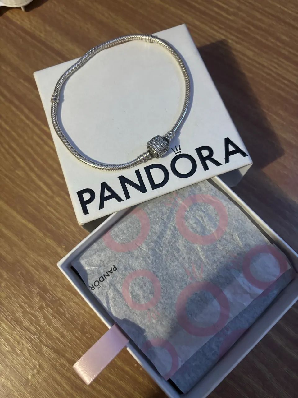 Pulseira Pandora 23cm - Foto 2