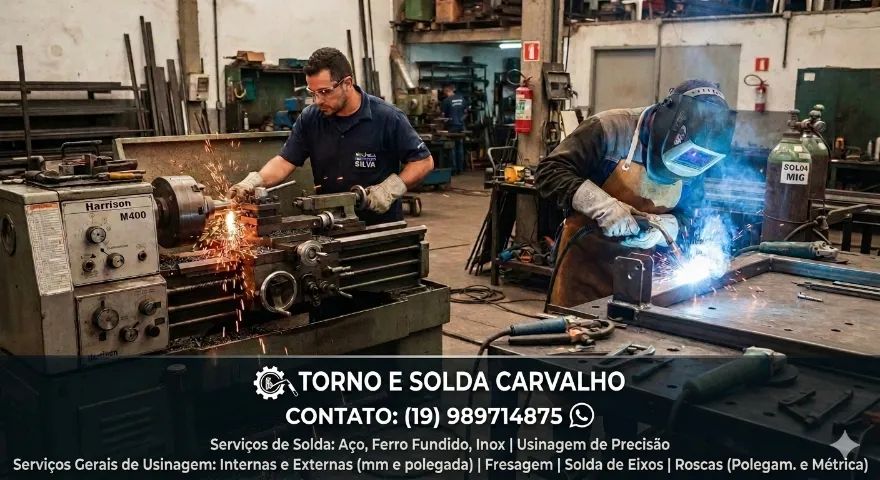 Serviços de Torno e Solda em Campinas