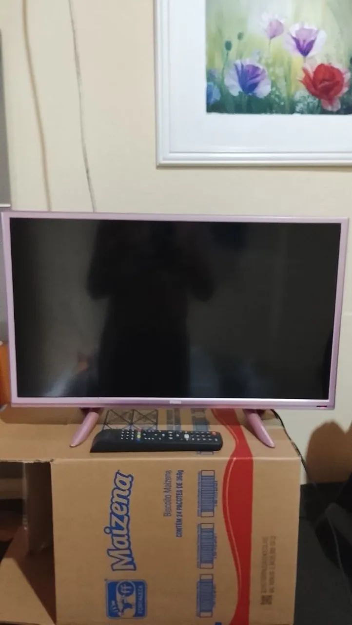 Tv Philco 24 polegadas não é smart ,pouco usada cor rosa - Foto 3