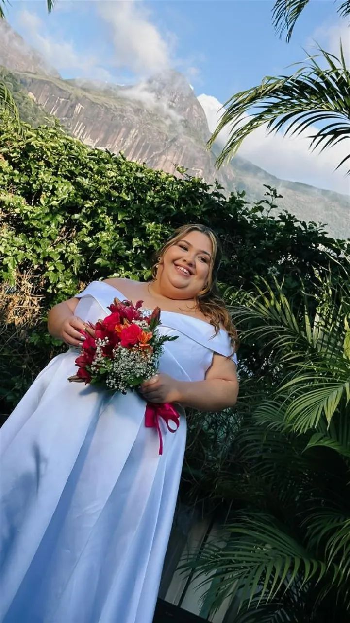 Vestido de noiva Plus Size - Foto 4