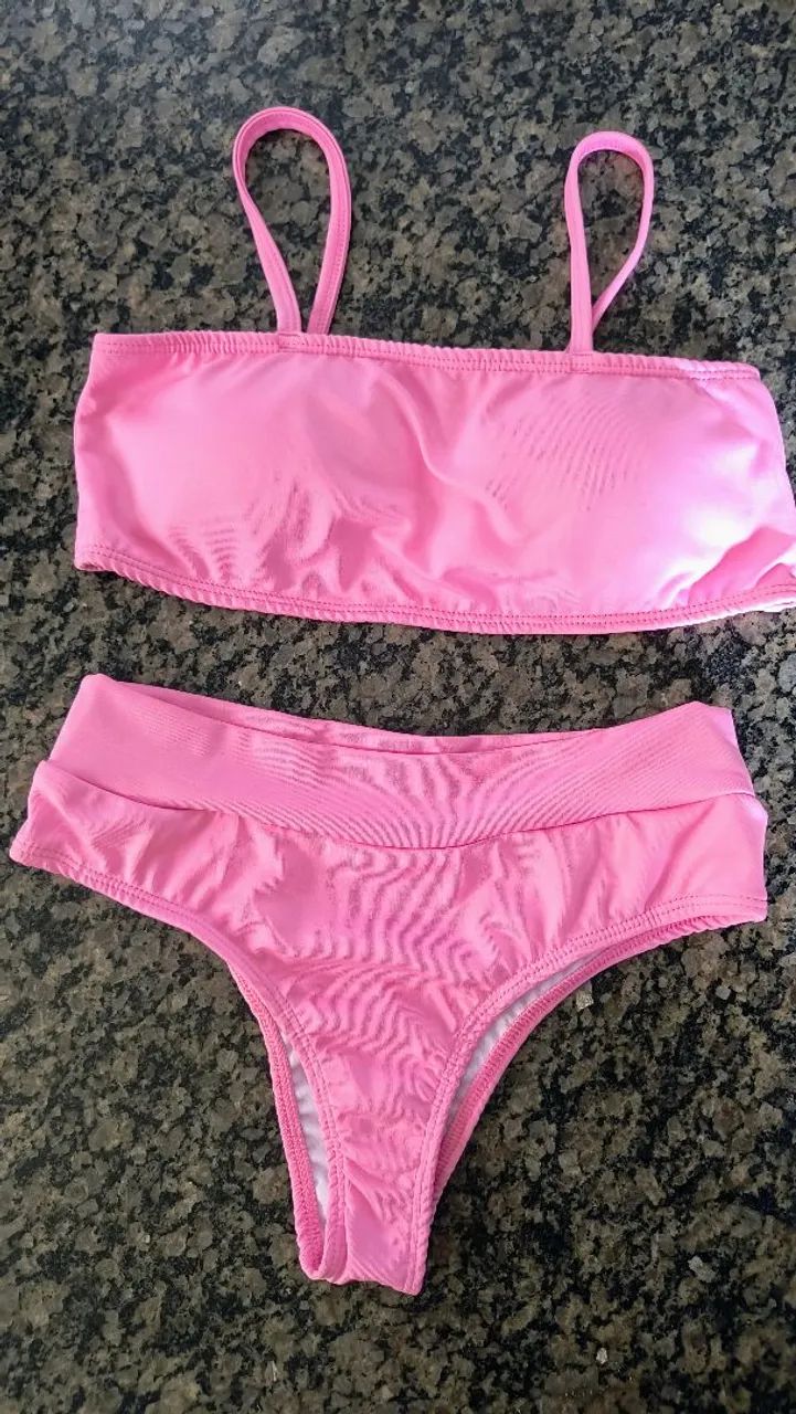 Biquíni top hot pant com bojo M