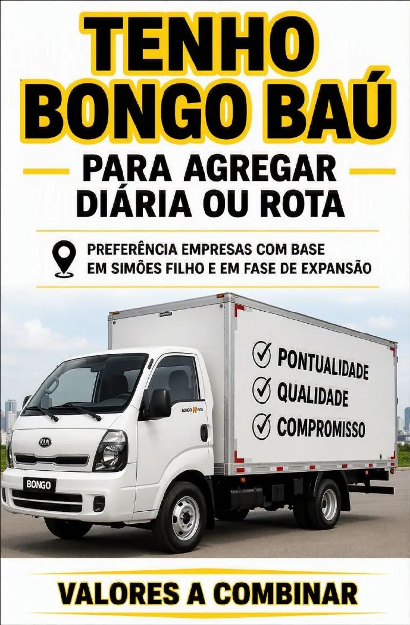 Tenho VUC BONGO para agregar