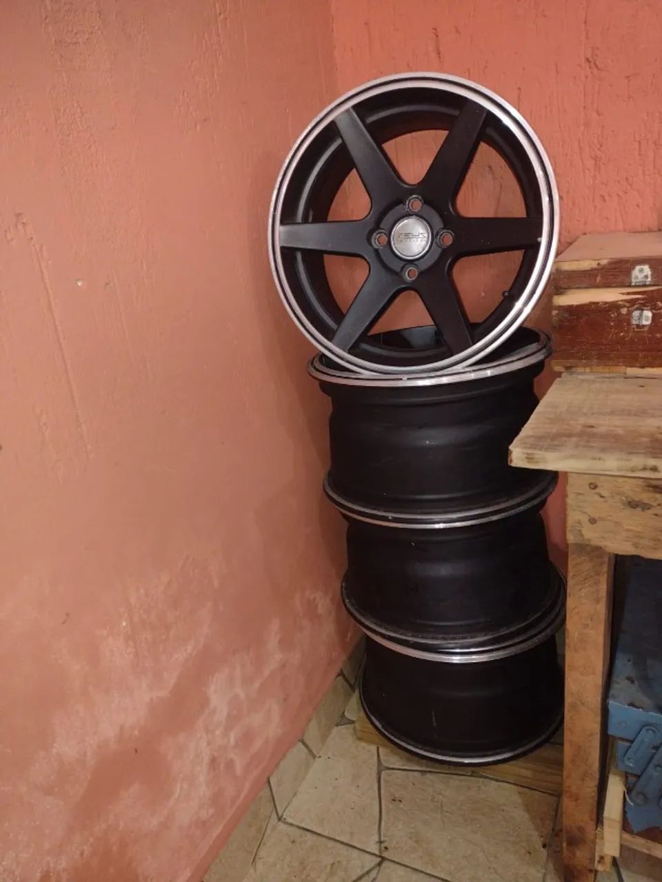 Roda Zeus cônicas, 8 polegadas, aro 15 , furacão 4x100 - Foto 2