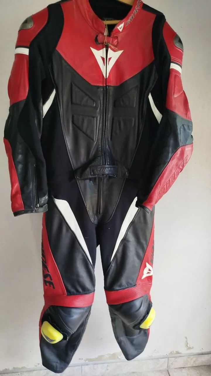 Macacão motociclista Dainese tm 54 2 PCs - Roupas - Barra do Rio