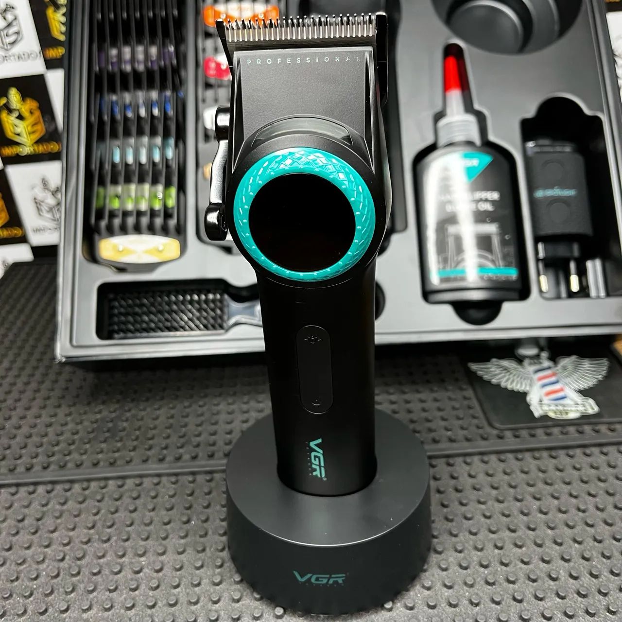 VGR V-001 Máquina Profissional de Cortar Cabelo - Foto 5