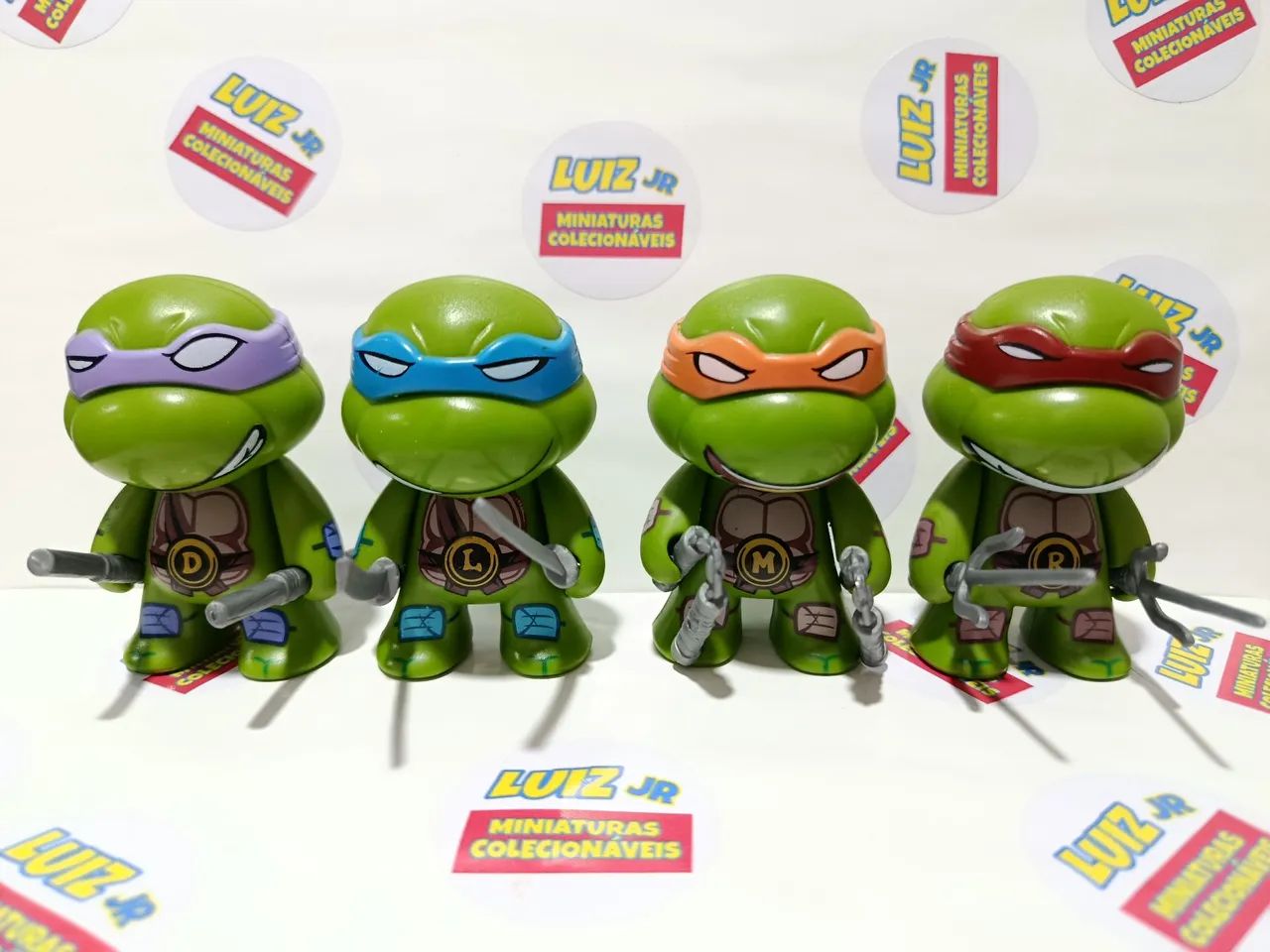Miniaturas colecionáveis - Tartarugas ninjas 