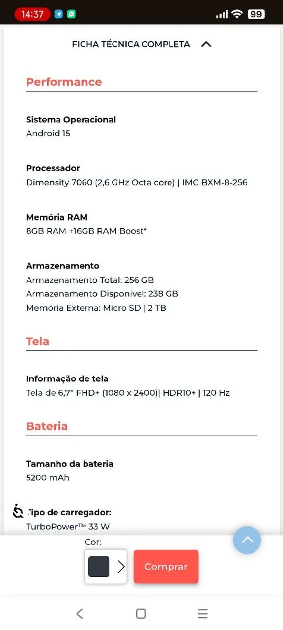 Moto G56 - Foto 3