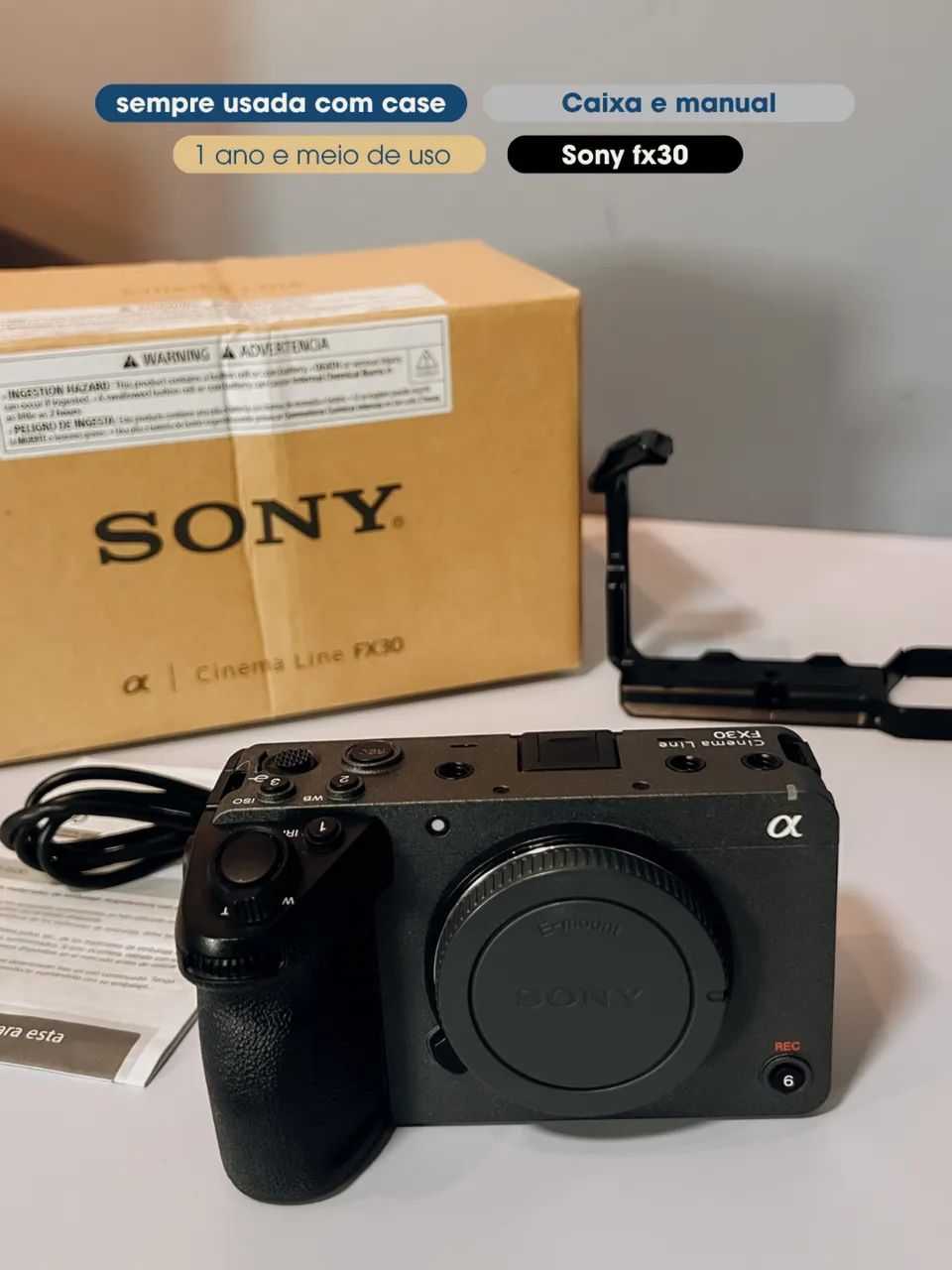 Câmera Sony fx30 - Foto 2