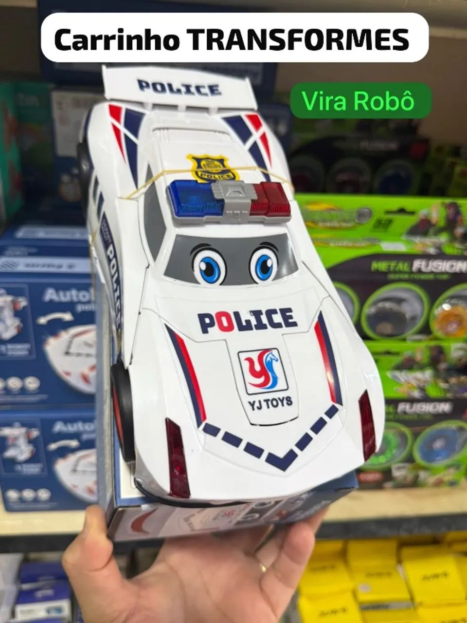 Carrinho Polícia Transformes