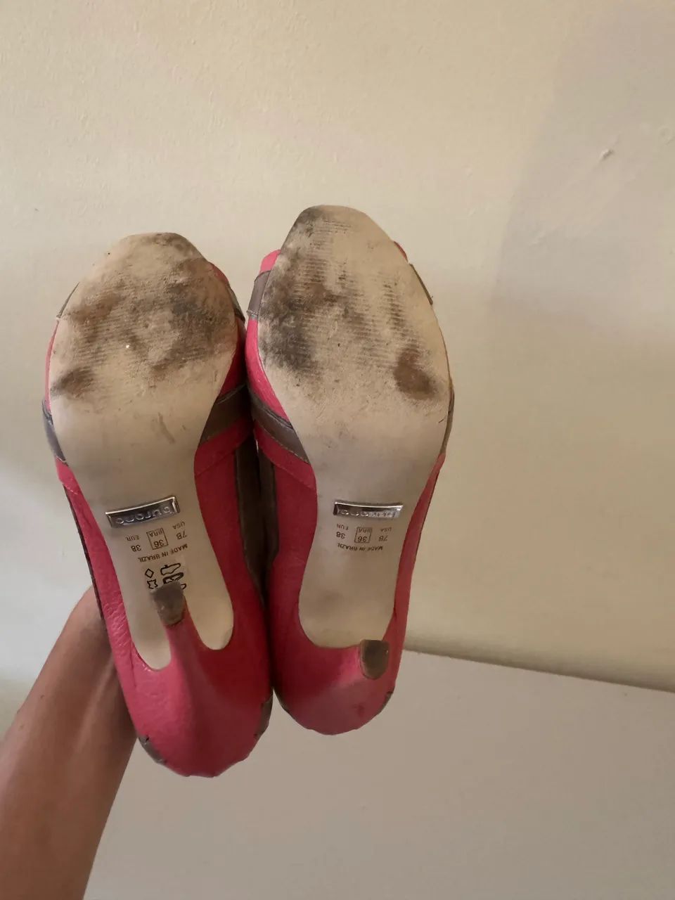 Peep toe de couro tam 36 - Foto 5