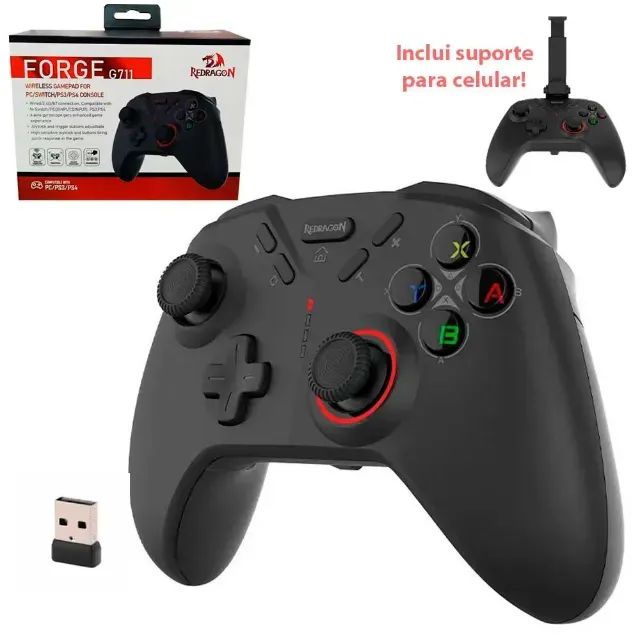 Controle Redragon Forge G711 - Foto 3