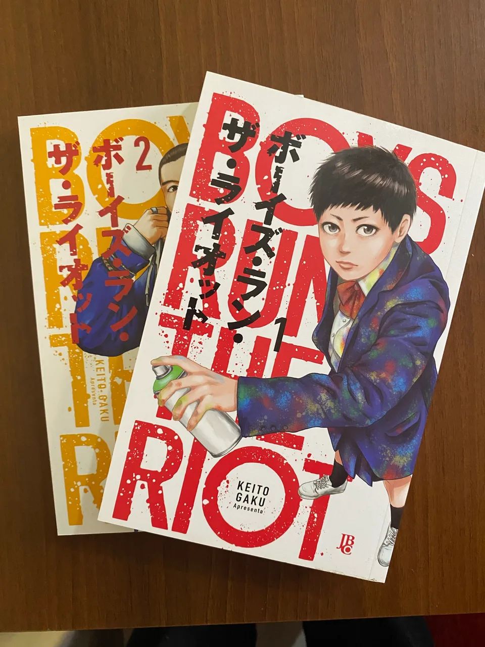 Mangás Boys Run the Riot - Volumes 1 e 2 