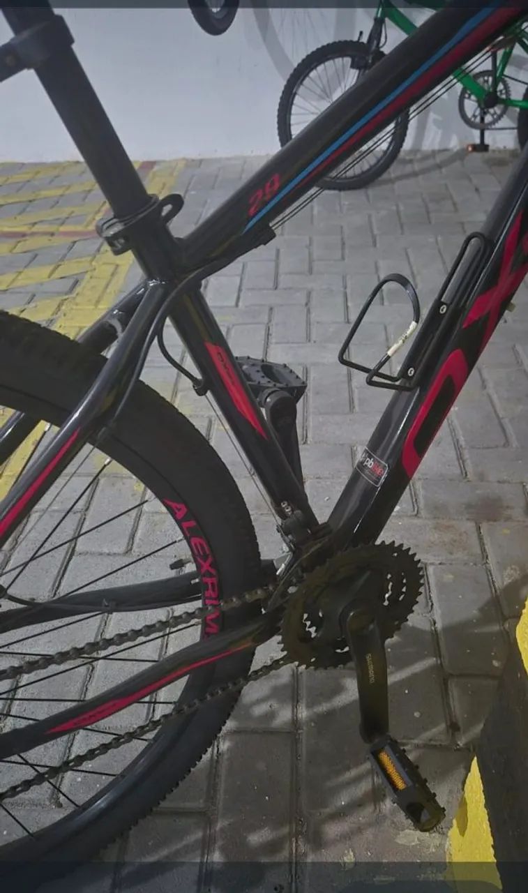 Bicicleta OX tam 17 aro 29 com itens shimano com marcha - Foto 4