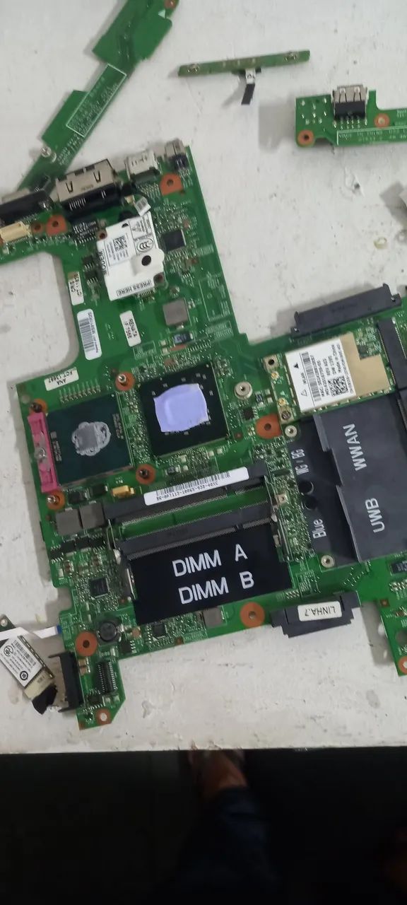 Placa mãe notebook Dell Inspiron 1525 completa - Foto 2