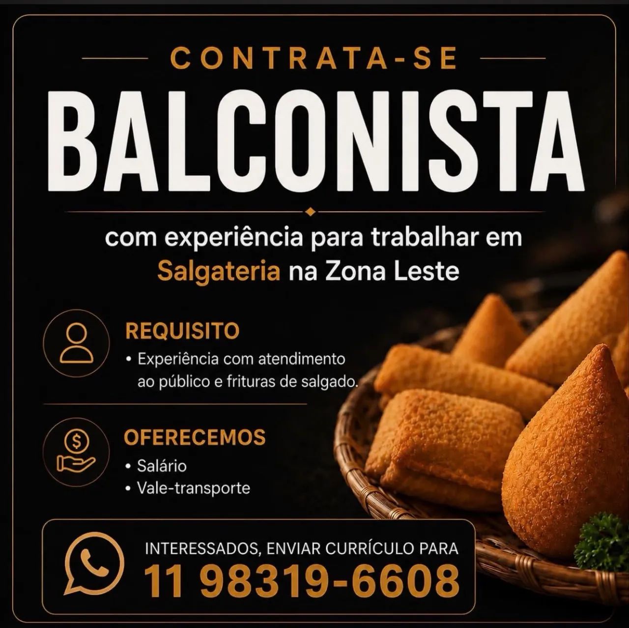 Balconistas de Salgateria z/l