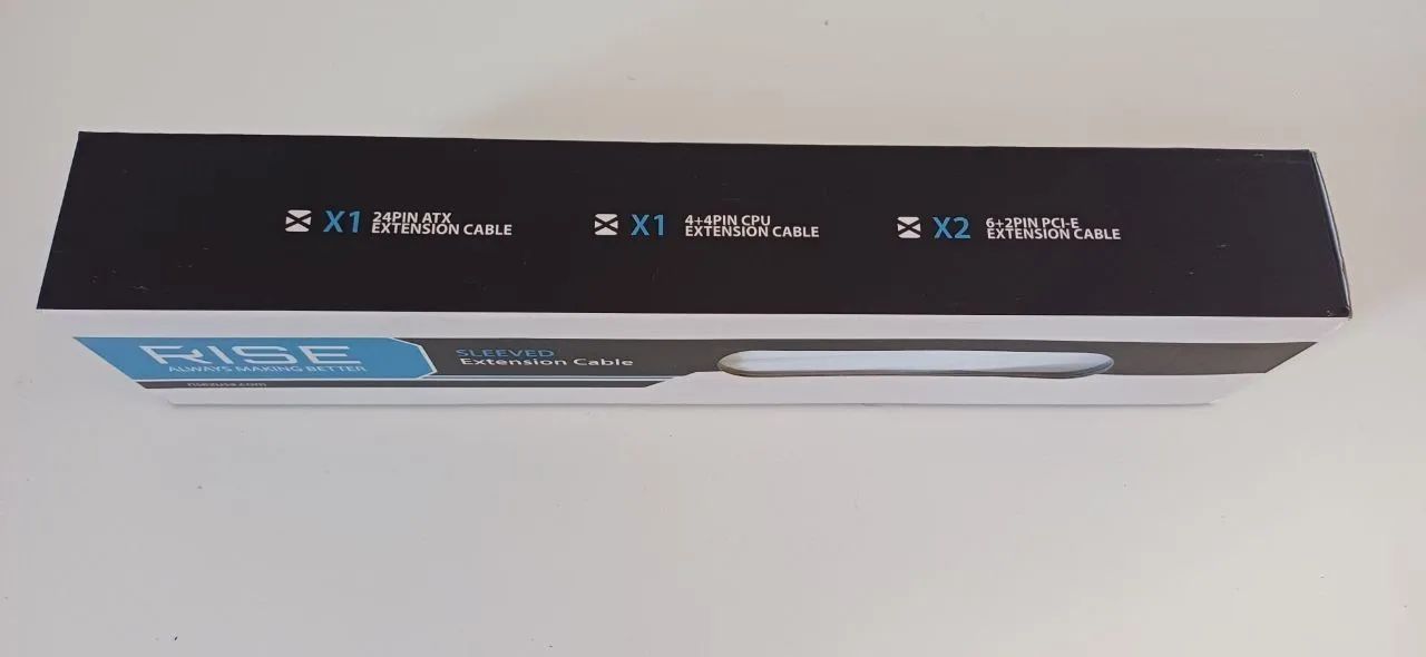 Kit Cabo extensor sleeved Rise Mode full white (RM-SL-FW) - Foto 2
