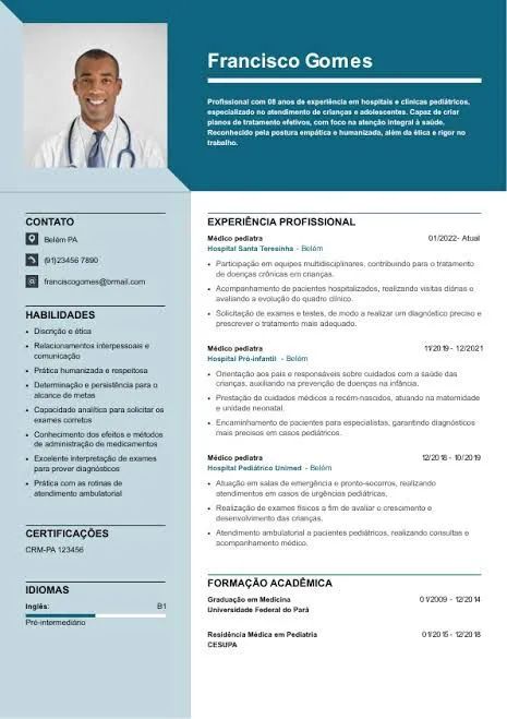 Tradução e criação de currículo 