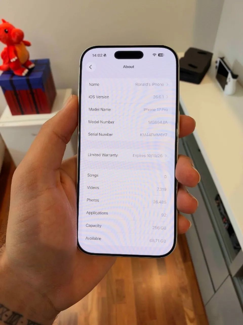 iphone 17 Pro 256gb Prata / Silver - Foto 5