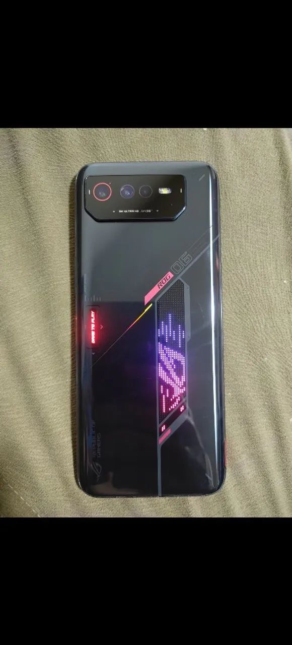Rog phone 6 12/256 com aeroactive cooler