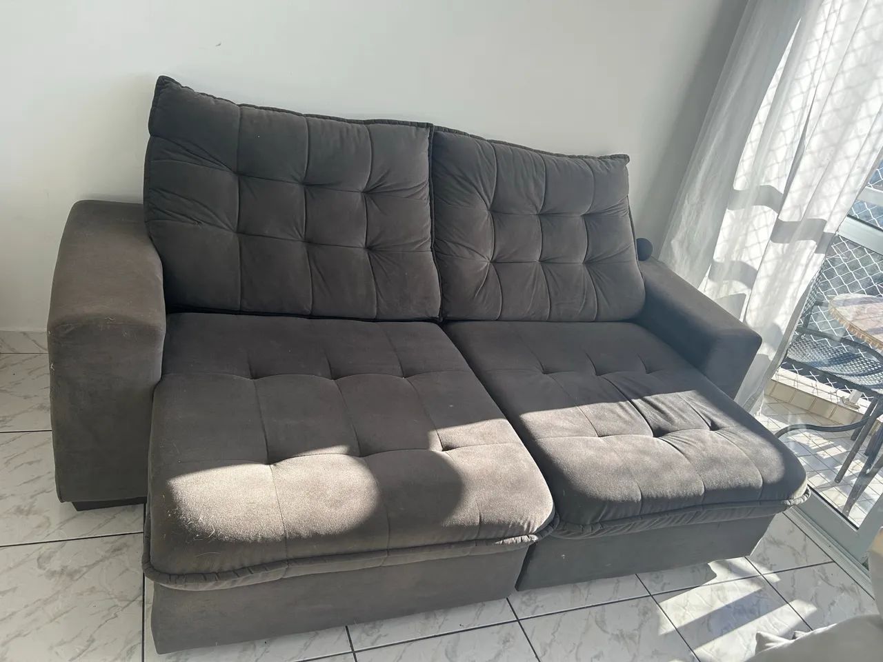 Sofá reclinável 