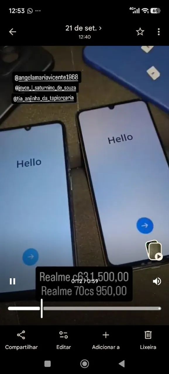 Realme c63 e realme 70s 